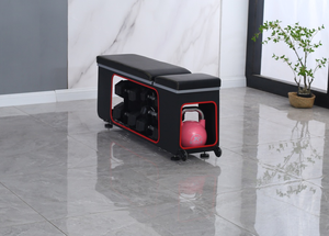 Attrezzatura da Palestra Panca Multifunzione con Porta Manubri Regolabile per Esercizi Fisici Macchina da Palestra Panca HIIT Fitbench - Product Image 3