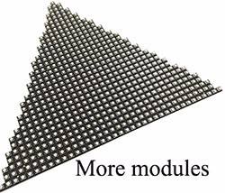 Stand da Tavolo Moderno per Interni Stile 3D RGB P5 Facciata per Consolle DJ a LED Parete <span class=keywords><strong>Video</strong></span> a LED Triangolare per Consolle DJ - Product Image 6