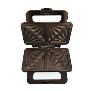 Sandwichera Eléctrica de 1000W para 4 Rebanadas, Tostadora y Grill Familiar Multifunción con Placas Antiadherentes <span class=keywords><strong>Extra</strong></span> Profundas para Waffles, Uso Doméstico - Product Image 4