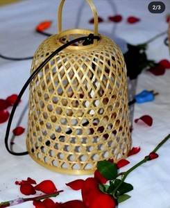 Ensemble de paniers de rangement en bambou naturel, fabriqués à la main avec expertise pour une décoration rustique et une organisation quotidienne efficace - Product Image 6