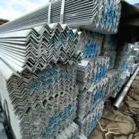 Barra Angular de Acero al Carbono Laminado en Caliente ASTM A36 SS400 de 25mm-200mm, Perfil en L Estructural, Directo de Fábrica con Soporte MTC 3.1 y SGS