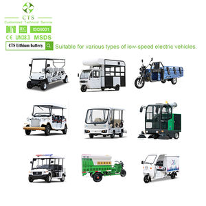 72V 100Ah电池带智能控制144V 100Ah可充电锂离子电池高性能电动低速汽车 - Product Image 5