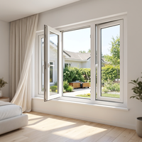 Ventanas de Aluminio Abatibles y Giratorias con Aislamiento Acústico, Resistentes a Huracanes, con Rotura de Puente Térmico y Eficiencia Energética Estilo Europeo Energy Star