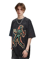 Vêtements surdimensionnés personnalisés pour hommes T-shirt Streetwear Hip Pop 100% coton Vêtements pour hommes T-shirts vente en gros