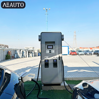 Chargeur EV commercial certifié TUV CE, CCS Chademo RFID IP55 60 kW 3 phases OCPP, station de charge EV DC