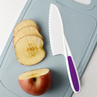 Kinderkeukenhulpmiddelen Plastic Verjaardagstaartmes, Kindermes voor het snijden van brood, groenten en fruit voor het koken