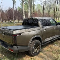 Bâche de benne électrique manuelle enroulable pour Nissan Navara NP300 2015-2025, en aluminium, rétractable, étanche, verrouillable, sans perçage