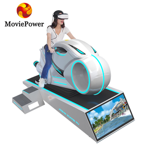 Simulateur de moto 9d VR simulateur de course d'enfant VR parc d'attractions VR Moto Moto Moto 4D Machine de jeu de voiture de course - Product Image 1