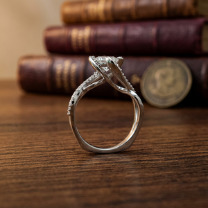 Anillo de Compromiso Clásico con Diamante Cultivado en Laboratorio de 1.5 Quilates, Oro Sólido de 14k, VVS, Regalo de Aniversario para Mujer, Certificado IGI - Product Image 3