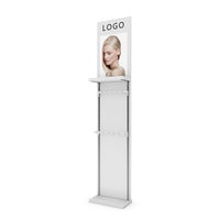 Grande vente coupe de cheveux salon boutique métal personnalisé plusieurs cheveux support extension accessoires support perruque affiche
