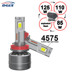 DGls thiết kế mới x32 ba tốc độ có thể điều chỉnh điện + hiệu ứng đèn flash 270W + Xe dẫn Bóng Đèn Pha Bóng đèn LED CANBUS H1 H3 H4 H11 H13 - Product Image 6