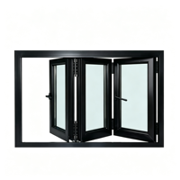 Fenêtre à persiennes en aluminium moderne, anti-effraction, fonction anti-vol, ouverture manuelle, moustiquaires en acier inoxydable, isolation thermique