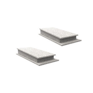 Monumento de granito sólido con acabado de textura rústica y paisaje grabado con láser para tumba en cementerio rural - Product Image 1