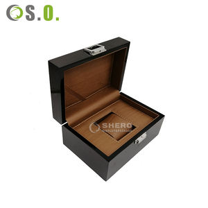 Caja de Reloj de Madera de Lujo con Impresión Personalizada de Shero Factory, Caja de Regalo de Madera de Lujo con Logotipo Personalizado, Caja de Almacenamiento para Relojes - Product Image 6