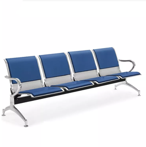 Modern 3-Seater Metal Lounge <b>Chairs</b> Economically Priced for Schools <b>Conferences</b> and Hospitals for Public Seating - Product Image 1