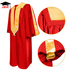 工場供給 カスタム 格安 モダン 教会服 ユニセックス カスタム 聖職者ローブ 卸売 教会カソック - Product Image 5