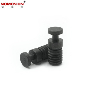 สกรูหัวหกเหลี่ยม NOMOSION M6 10 มม. เคลือบสีดำ เกรด 12.9 เหล็กกล้าคาร์บอน เกลียวเมตริก แบบมาตรฐาน - Product Image 2