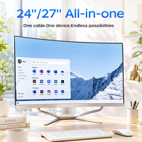 Venta al por Mayor de Fábrica, Computadoras de Escritorio Todo en Uno Personalizadas de Marca, 23.8 y 27 Pulgadas, I3, I5, I7
