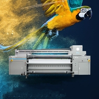 Imprimante hybride UV de haute qualité de 3.2m avec tête RICOH G6 et machine d'impression UV FLEXI rip pour imprimante hybride d'affiche de bannière sur toile