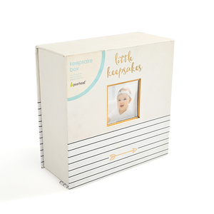 Luxury Custom Logo Newborn Baby Packaging <b>Magnetic</b> Gift <b>Box</b> with Flexographic Printing for Keepsakes and Special Occasion Gifts - Product Image 4