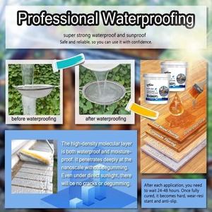 Tốt nhất không thấm nước sơn Sealant đại lý trong suốt vô hình dán keo Acrylic sơn chống thấm cho trong nhà và ngoài trời - Product Image 4