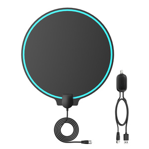 <span class=keywords><strong>Antena</strong></span> HDTV Portátil Delgada para Interiores de Automóviles, Alcance de 50 Millas, para <span class=keywords><strong>TV</strong></span> Digital, 5V 25 DBI 174-240/470-860MHz, <span class=keywords><strong>Cable</strong></span> de 3 Metros - Product Image 2