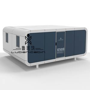 Capsule spatiale assemblée multicouche, maison mobile, matériau en plaque d'aluminium, décoration de luxe, villa, pièce en acier - Product Image 2