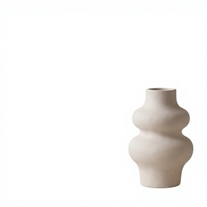 Jarrón de Metal Pesado con Textura Única y Orgánica, Decoración de Mesa, Suministros para Pedidos al por Mayor - Product Image 1