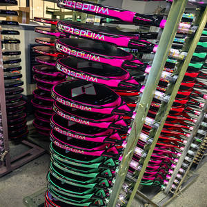 Profesional OEM Custom Diamond Shape 3K 12K 18K Fibra de carbono Popular <span class=keywords><strong>Padel</strong></span> Tenis Raqueta <span class=keywords><strong>Pala</strong></span> Raqueta De <span class=keywords><strong>Padel</strong></span> - Product Image 5