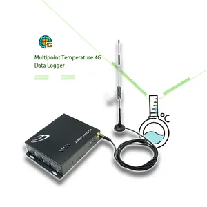 Modbus Meter เครื่องวัดความชื้นในดิน4G, เตือนเมสเซ็นเจอร์วัดความชื้นในดินแบบแอนะล็อกช่องพัลส์เก็บข้อมูลจีพีเอส - Product Image 1