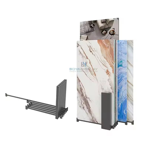 Boya nhà máy bán buôn đá cẩm thạch Mẫu showroom sàn đứng tháp gạch Granite thạch anh đá Rack hiển thị - Product Image 4