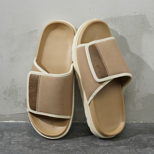 retro high quality men's designer Slippers Customization Logo Anti-Slip chunky slippers Fashionable outdoor <b>Slides</b> Slippers - Product Image 4