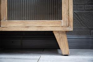 ART NEST Home Decorative Antique <b>Rustic</b> Farmhouse Style Solid <b>Wooden</b> Living Room & Home Bar Storage Cabinet with Drawers <b>Shelf</b> - Product Image 6