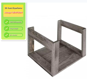 HUIY Factory Custom Wood Vinyl <strong>Record</strong> Display Crate Vinyl <strong>Record</strong> Storage Holder <strong>Rack</strong> - Product Image 1