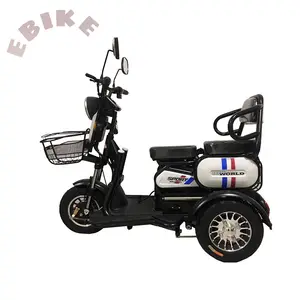 Electric Tricycle Family use electric tricycle OEM commercial tricycles three wheel motorcycle disabled passengers 500/1000W tri
