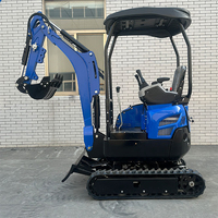 Mini-excavatrice hydraulique de 1,7 tonne ME17, prix d'usine, plus grande, moteur Euro 5 EPA, mini-excavatrice sur chenilles