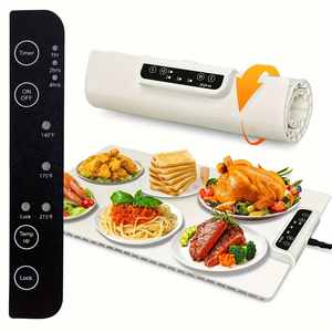 24x15 in Electric Warming <b>Tray</b>:Full Surface Heating <b>Tray</b> for Food,3 Temperature <b>Settings</b> Food Warmer Mat - Product Image 1