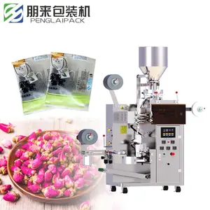 Ground scented rose with string and own brand tag tea bag pack machine, grind tropical fruit tea bag packing machine
