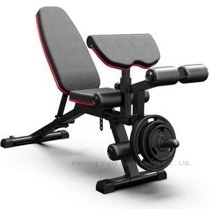 <span class=keywords><strong>Banco</strong></span> de pesas ajustable de fábrica VIGFIT con extensión de piernas y almohadilla de predicador <span class=keywords><strong>banco</strong></span> de <span class=keywords><strong>ejercicios</strong></span> de alta resistencia para entrenamiento de uso doméstico - Product Image 1