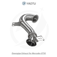 Tuyau d'échappement YT pour Mercedes Benz GT43 GT50 GT53 GLE53 S450 S500 M256 en acier inoxydable 304
