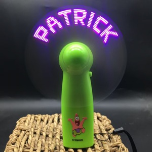 Mini Ventilador Portátil con Batería Reemplazable Personalizada, Ventilador con Mensaje Personalizado, Pantalla LED Programable, Ventilador Eléctrico de Mano - Product Image 2