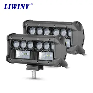 Liwiny 7 بوصة 12 فولت 24 فولت سبوت شريط إضاءة Led للطرق الوعرة مصباح عمل Led للشاحنات والقوارب والشاحنات والضوء الخارجي للسيارة