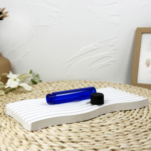 Tube à essai en verre argenté noir blanc clair de 109 mm 110mm avec bouchon à l'épreuve des enfants - Product Image 6