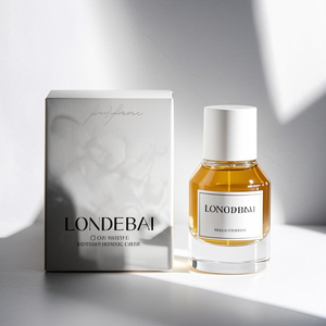 Envase de Perfume de Lujo en Vidrio con Tapa de Plástico, 30ml 50ml 100ml, Color Azul, para Fragancias, con Impresión de Logotipo y Caja - Product Image 6