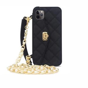 Étui portefeuille pour <span class=keywords><strong>iPhone</strong></span>, étui de luxe élégant en silicone 3D Crossbody Purse Wallet Handbag Cell Phone Case For <span class=keywords><strong>iPhone</strong></span> - Product Image 1