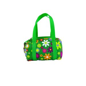 Tas kecil Neoprene Mini promosi pesona desain kustom tas kecil Neoprene dengan pegangan cincin untuk hadiah - Product Image 2