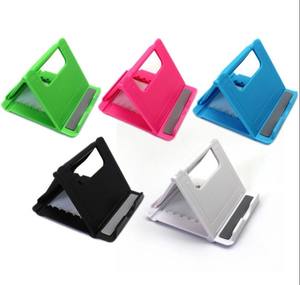 حامل الهاتف المحمول والتابلت من البلاستيك قابل للطي وقابل للضبط متعدد الاستخدامات حامل مكتبي ومنظم أدراج - Product Image 2