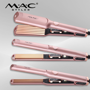 <span class=keywords><strong>Fer</strong></span> <span class=keywords><strong>à</strong></span> friser professionnel MAC pour <span class=keywords><strong>cheveux</strong></span> de 3 tailles, plaques en titane, affichage de la température, idéal pour salon et usage domestique, vente chaude - Product Image 1