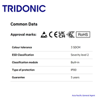 Module Tridonic LLE 24mm 3000lm CRI90 HV ADV6 SMD2835 Modules linéaires pour éclairage encastré avec garantie de 5 ans et 10W