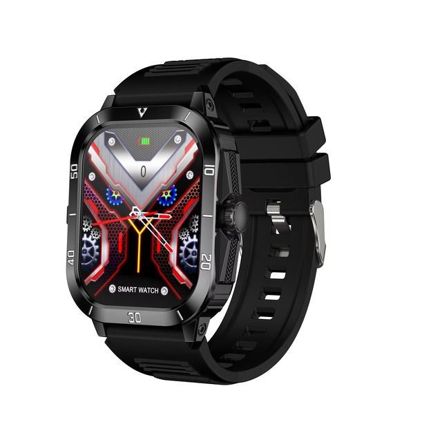 C50 Pro New HK24 Linux Magnetic Square IP68 Waterproof AMOLED Smartwatch with Answer Call Function 44-49mm Screen Unisex Design